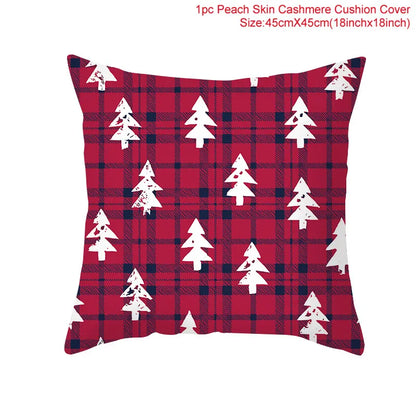 Modern Linen Christmas Pillow Case/Covers