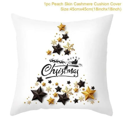 Modern Linen Christmas Pillow Case/Covers