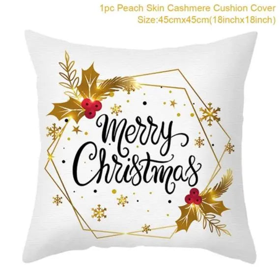 Modern Linen Christmas Pillow Case/Covers