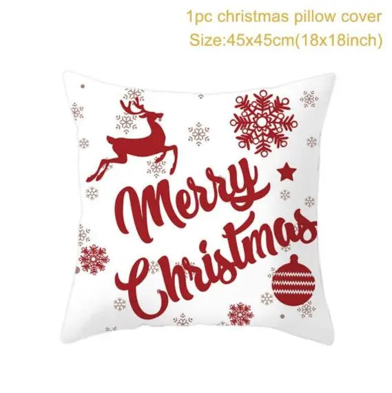 Modern Linen Christmas Pillow Case/Covers