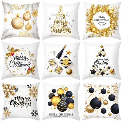 Modern Linen Christmas Pillow Case/Covers