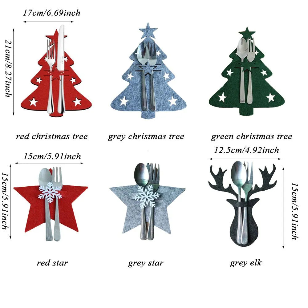 Christmas Table-Set Cutlery Coasters