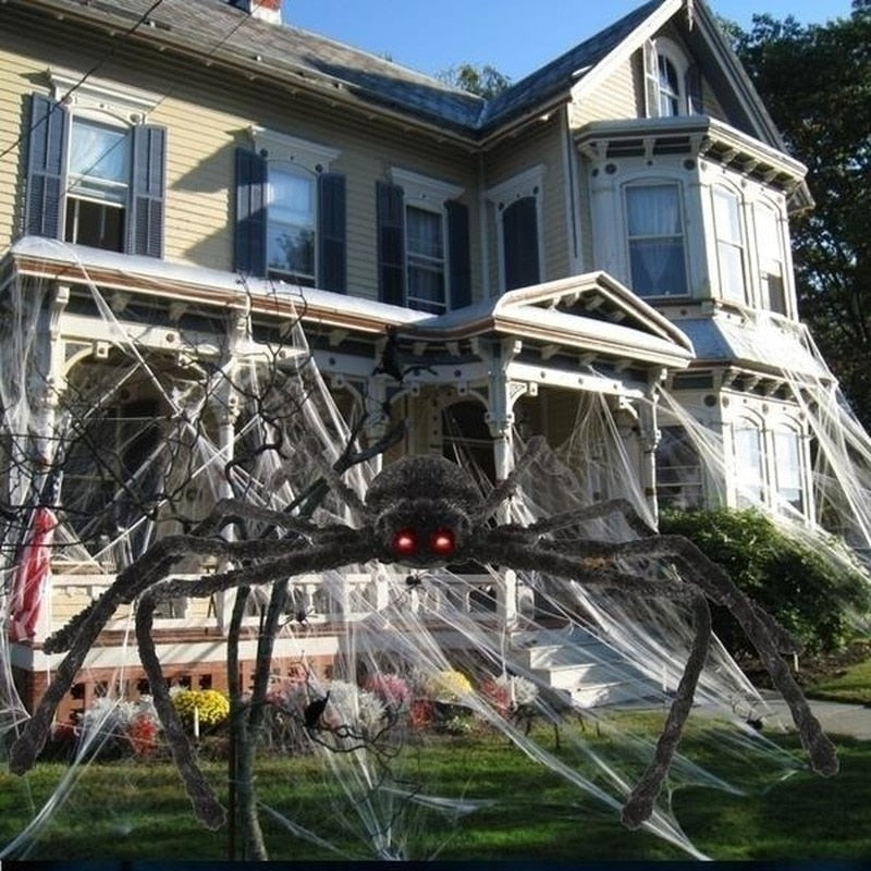 Black Spider Halloween Decoration