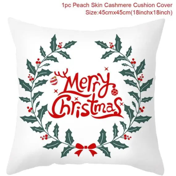 Modern Linen Christmas Pillow Case/Covers