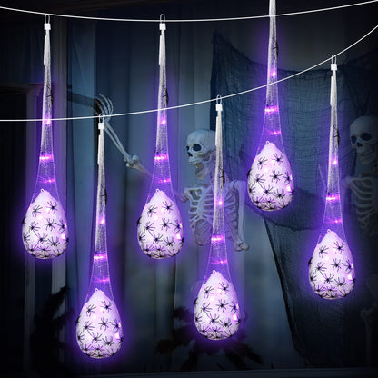 Hanging Light up Spider Egg Sacs