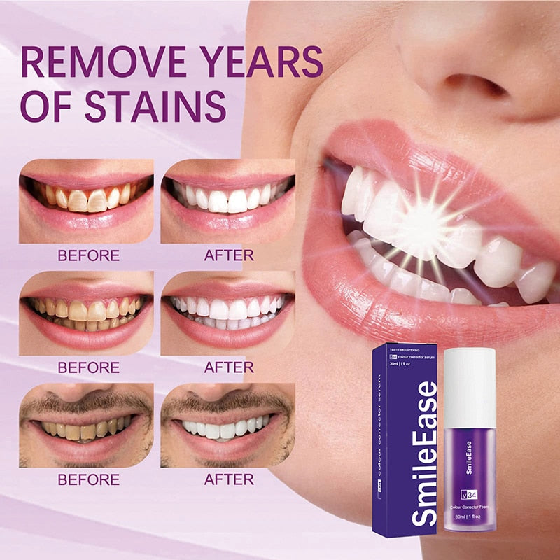 V34 Whitening/Brightening Purple Toothpaste