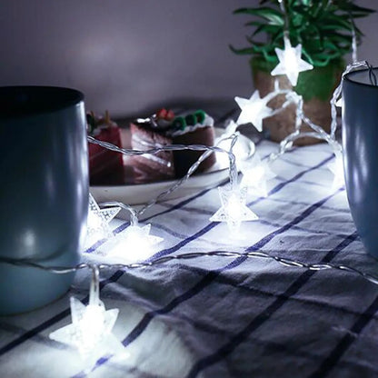 LED String Christmas Star Lights