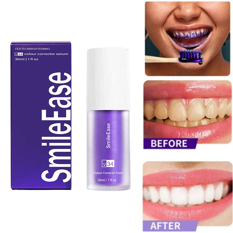 V34 Whitening/Brightening Purple Toothpaste