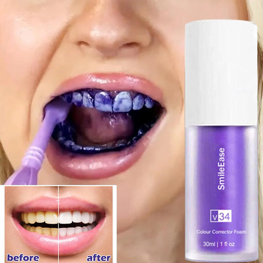 V34 Whitening/Brightening Purple Toothpaste