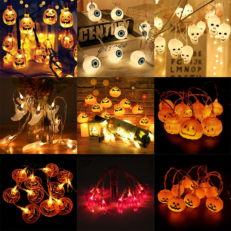 LED Halloween String Lights